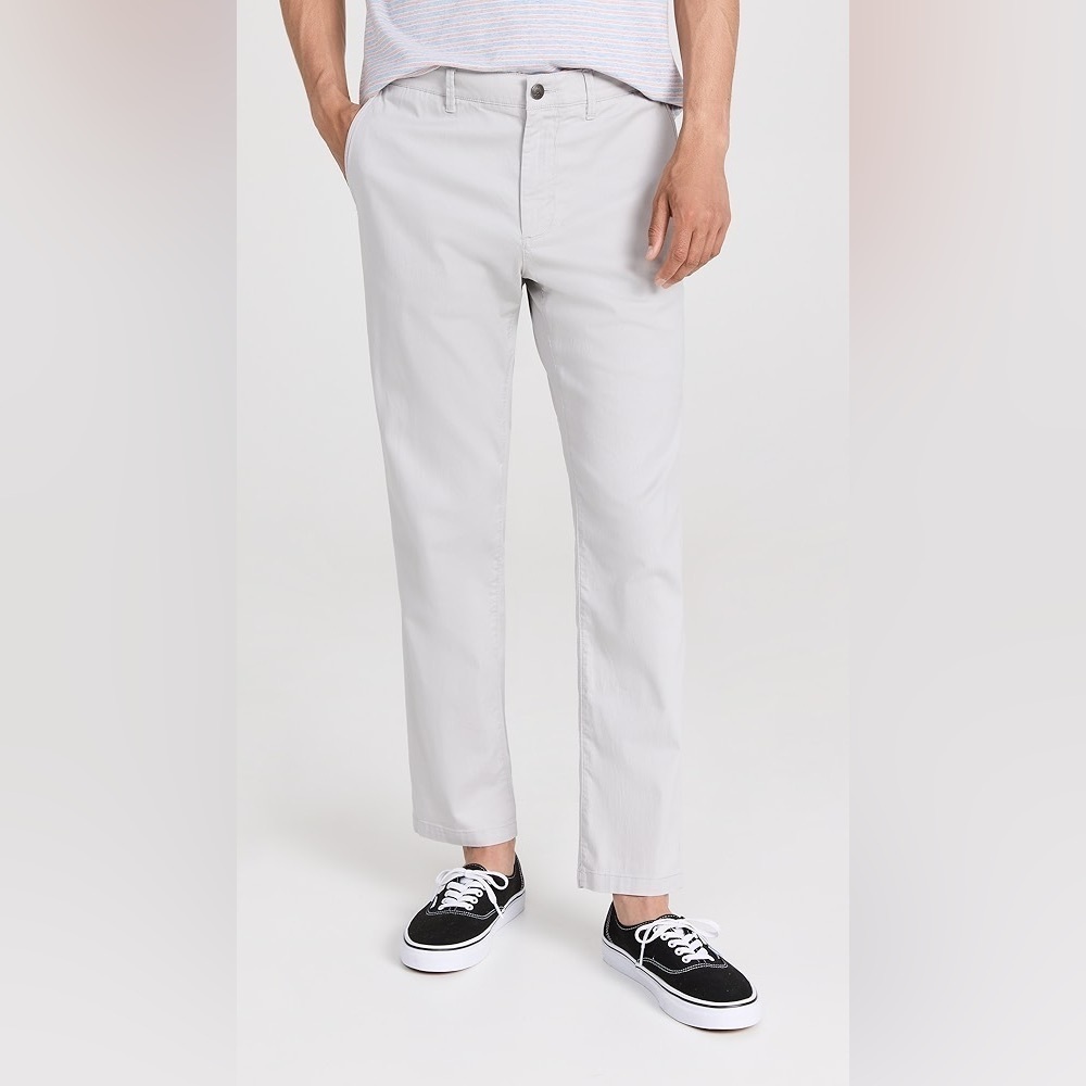 Faherty Island Life Men’s Chino Pants - Light Grey - Size 28
